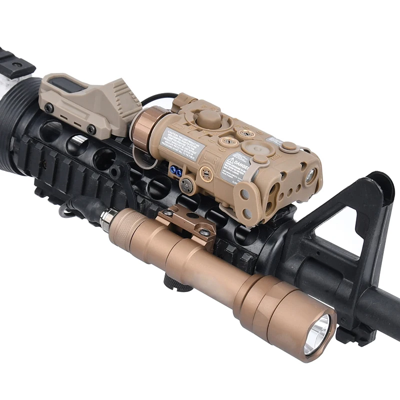 Airsoft Ngal Tactical Red Green Blue Laser White Led Scout