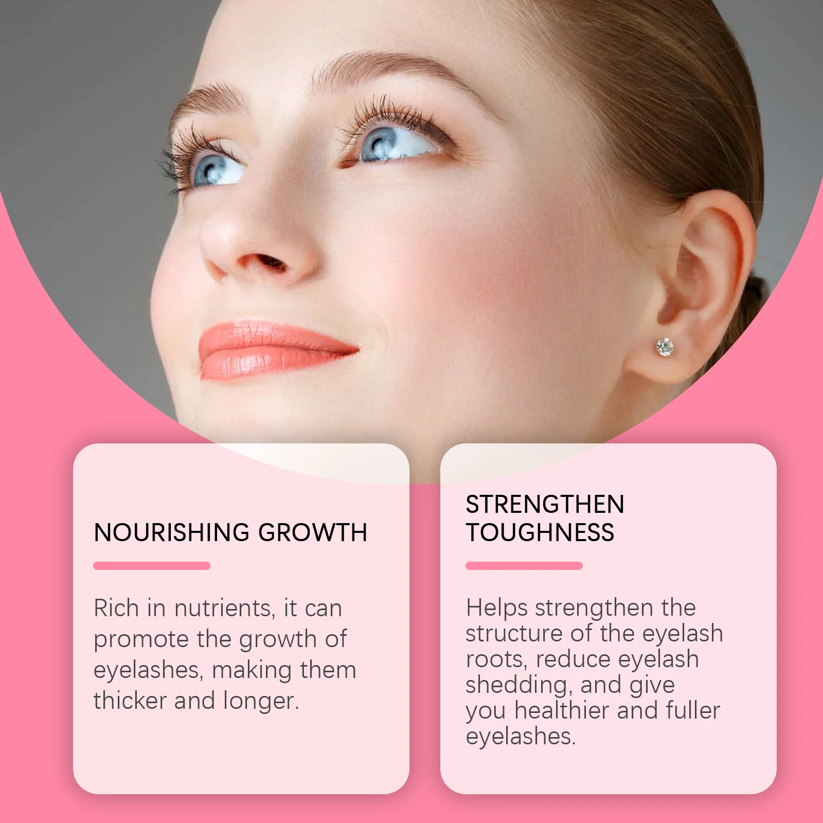 Eelhope Eyelash Care Serum: Gentle Ingredients, Natural Moisturizing, Nourishing, Luminous, Portable Eyelash Nourishing Essence