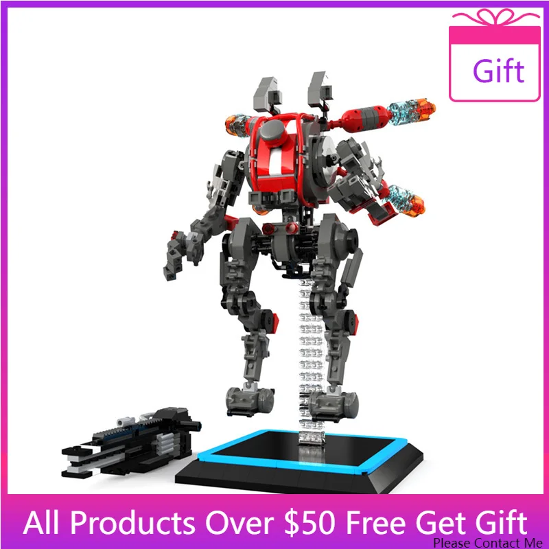 

MOC-32708 Viperss-Mecha робот Buidling конструктор Polaris Титан ракета пилот кабина Робот Модель DIY игрушка для детей