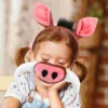 Headbands Lamb Warthog Bandana Animal Pig Ear Fake Nose Ears Costume Accessory Animals 4