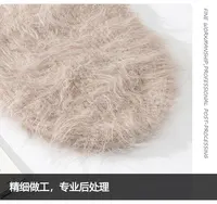 High End Top Quality Women Beanie Cap Knitted Hat for Winter Warm Caps 70% Alpaca Wool 20% Wool 10% Nylon 2