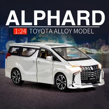 

1:24 Toy Car Excellent Quality TOYOTA Alphard With Box Car Toy Alloy Car Diecasts & Toy Vehicles Car Model Toys For Children