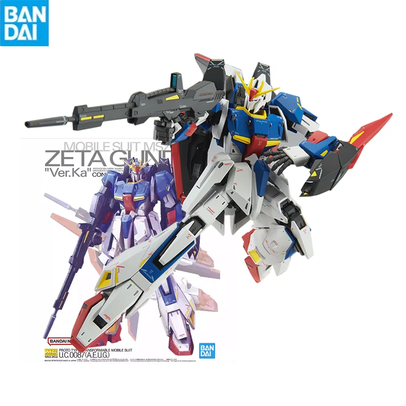 

Bandai Gunpla Mg 1/100 Msz-006 Zeta Gundam Ver.ka 20Th Anniversary Assembly Model Collectible Robot Kits Figure Models Kids Gift