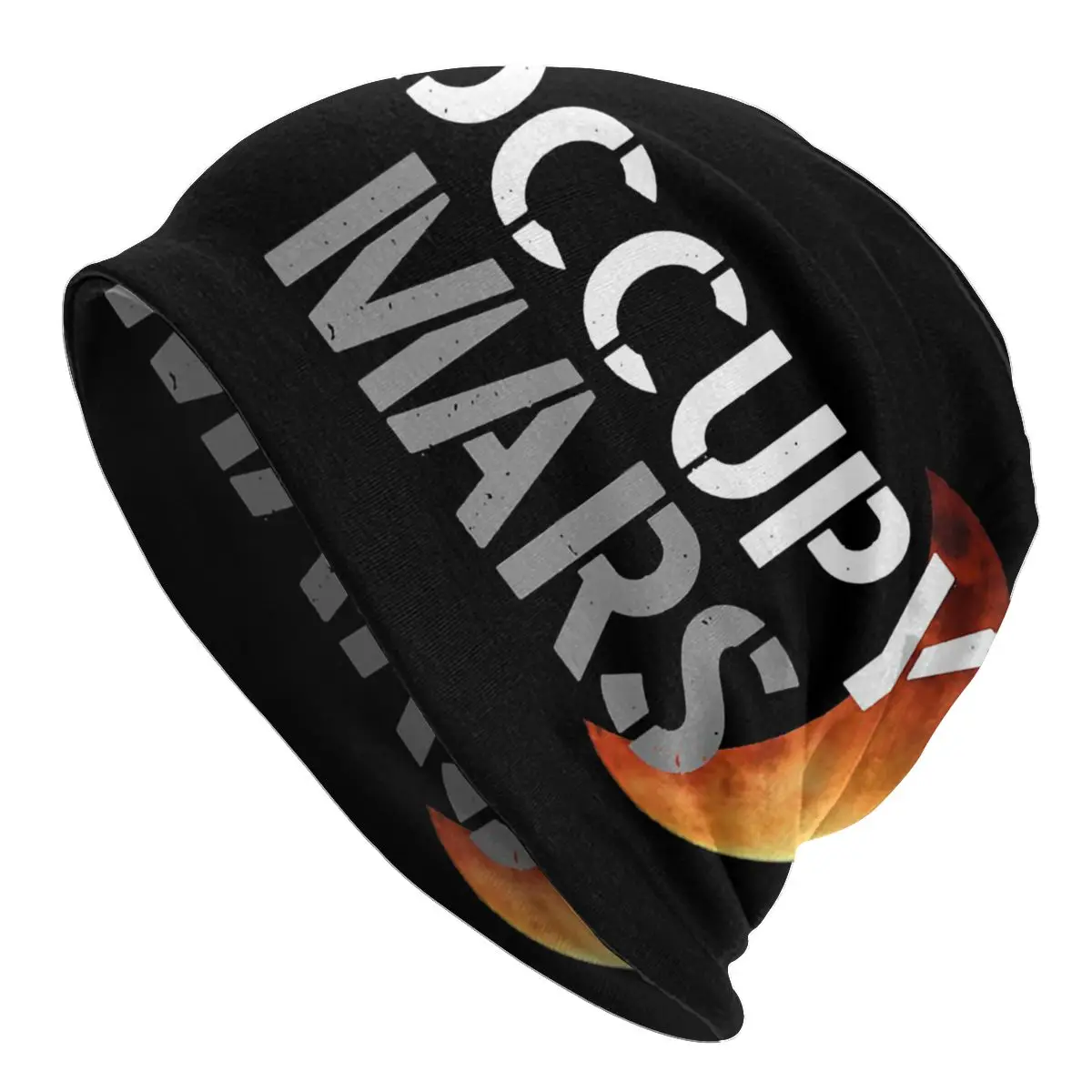 

Bonnet Hats Occupy Mars 2026 Men Women's Knitting Hat O MARS Winter Warm Cap Beanies Thermal Elastic Caps