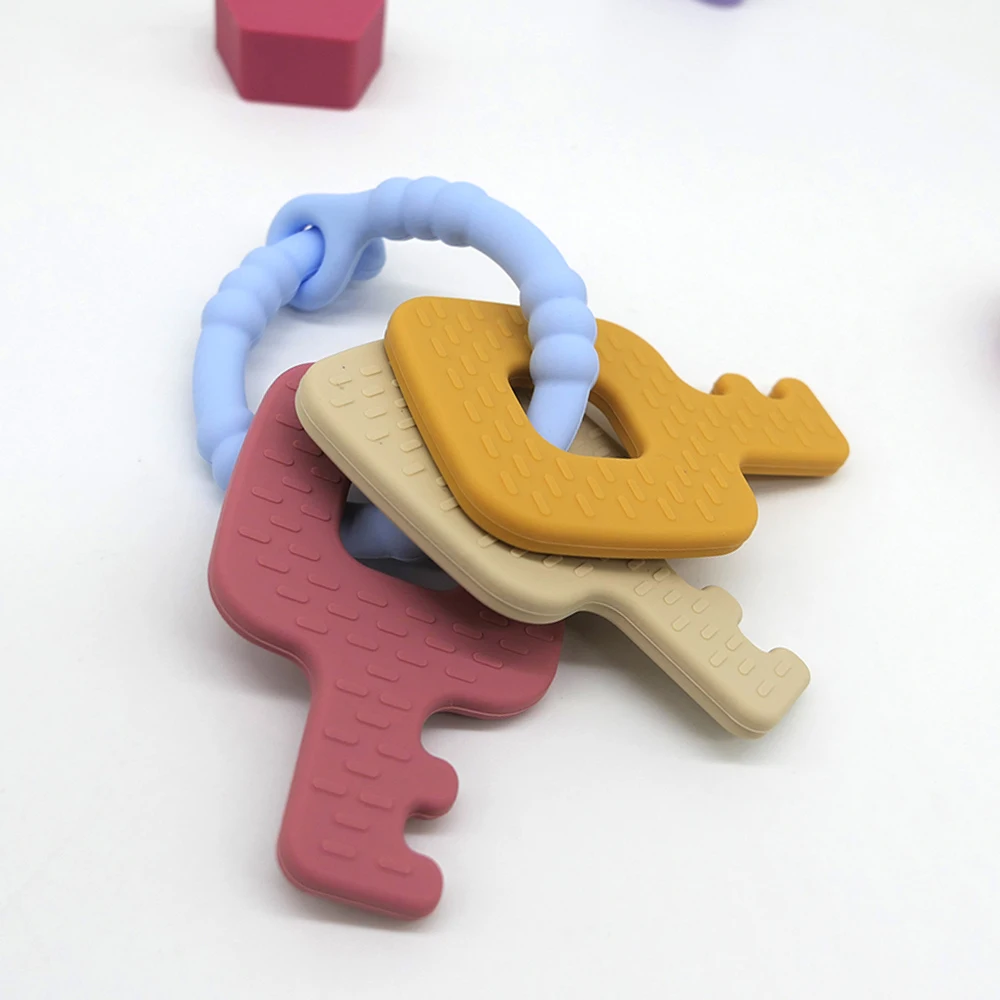 2025Children's Silicone Remote Control Handle Teether Baby Oral Sex Pacifier Remote Control Teether Anti-bite Anti-feeding Toys