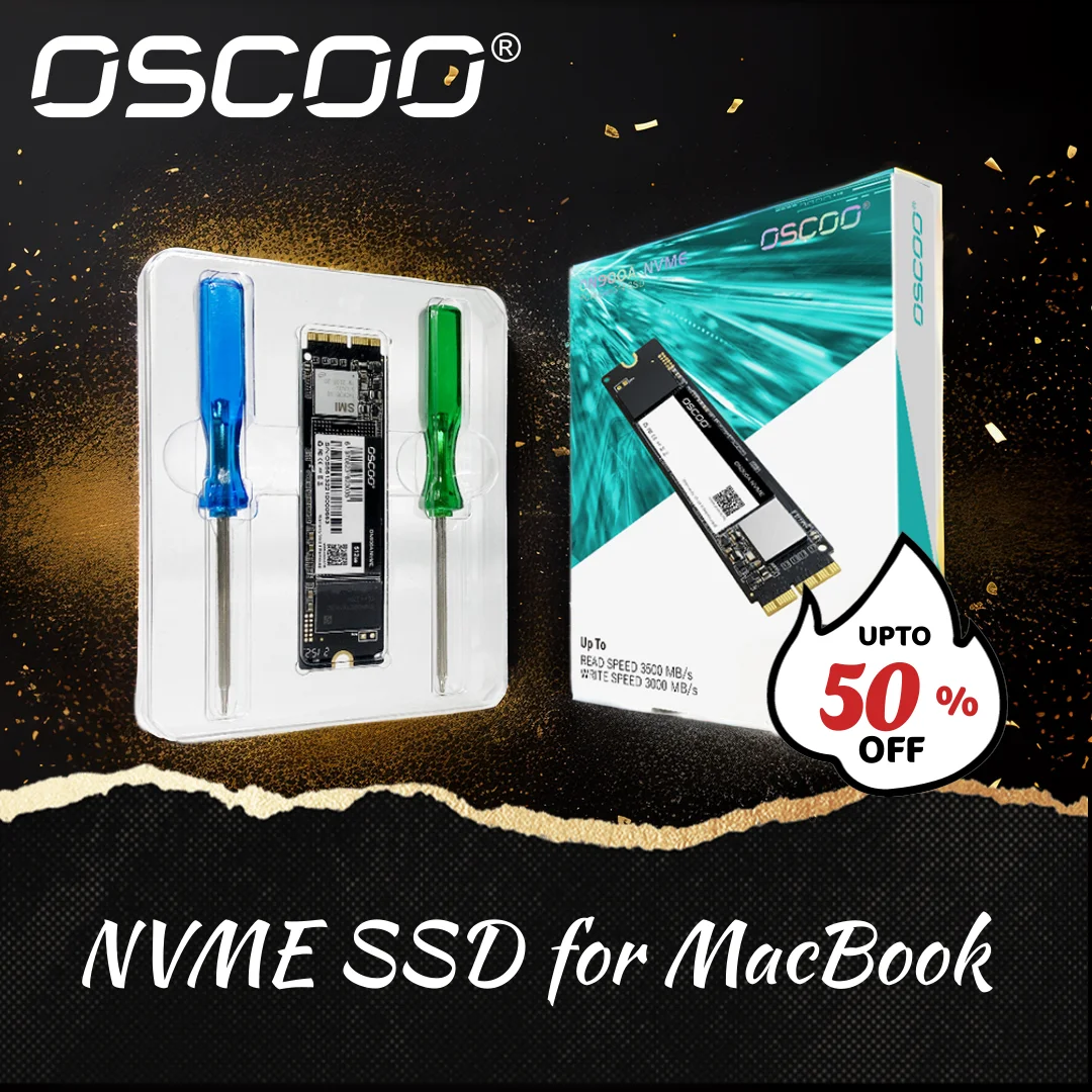 Oscoo Nvme Pcie Gen3.0 * 4 Ssd Per Macbook Per 2013 2015 2017 Macbook Air A1465 A1466 A1398 A1419 A1418 Ssd Con Strumenti Gratuiti