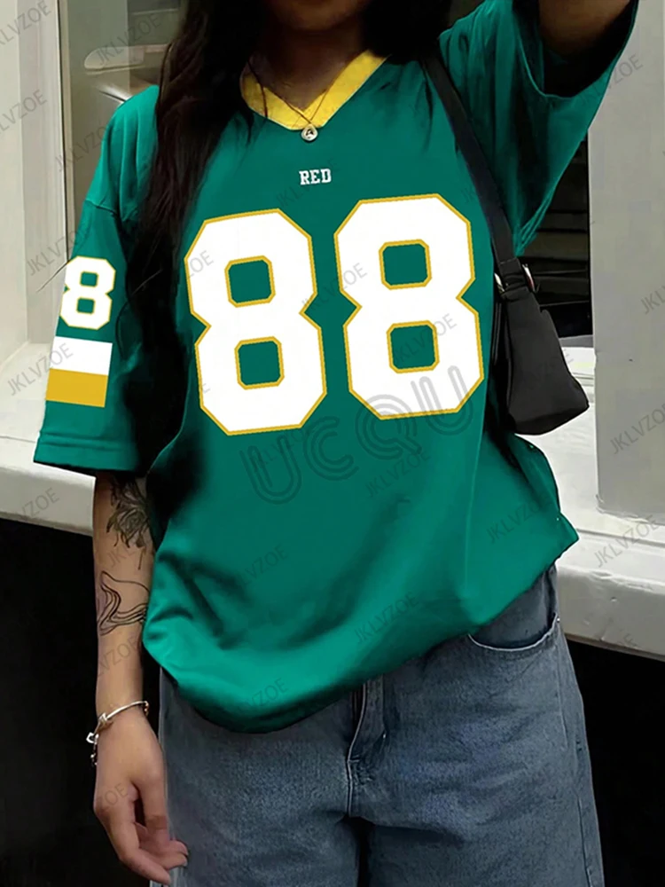 OXG × YUEQI QI Football Oversized Tee XG × YUEQI QI Football Oversized Tee - メルカリ