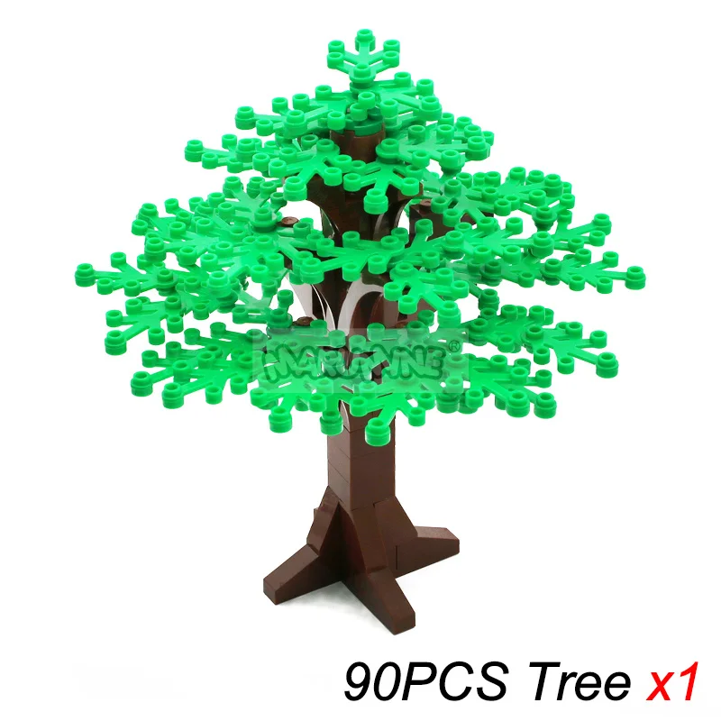 MARUMINE 90PCS Nature-Inspired Building Bricks Set