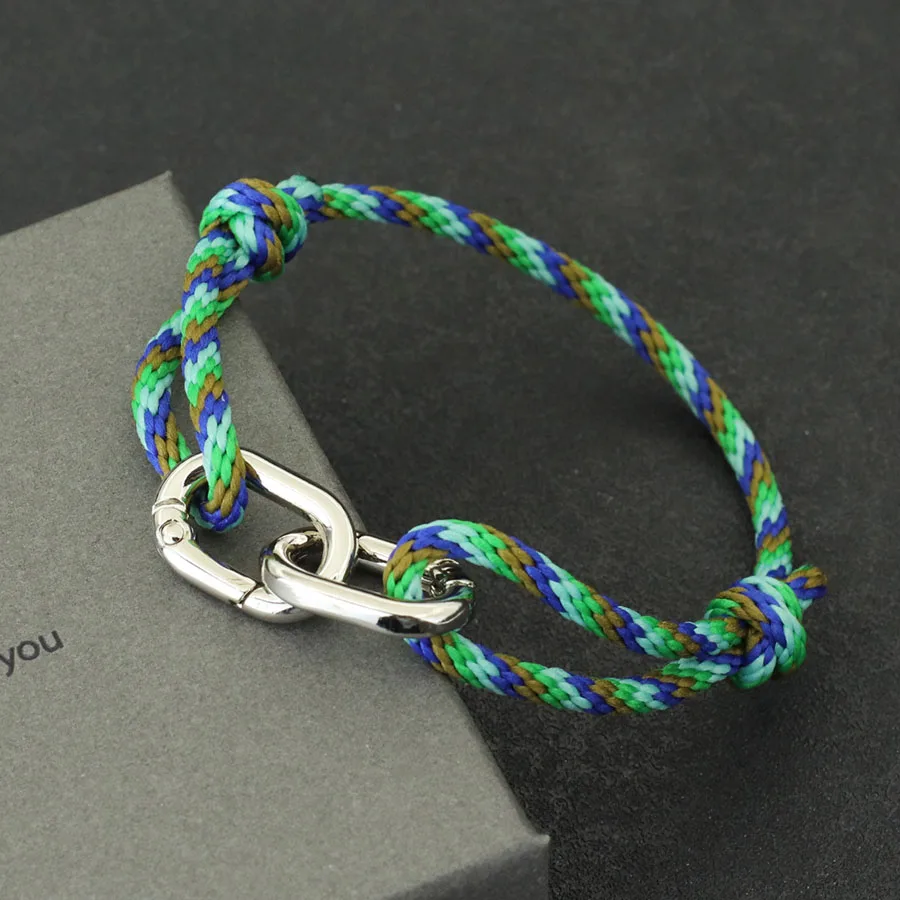 Handmade String Bracelet for Men Stylish Knot Surfing Jewelry