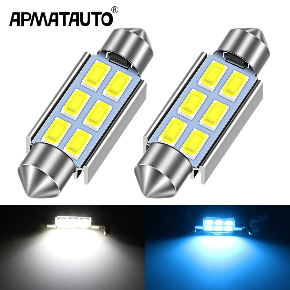 Bombilla LED para placa de matrícula, Bombilla para Volkswagen VW Golf 5 Passat 3B 3BG CC Polo 9N T5 C5W, 36mm, uds. - AliExpress Automóviles y motocicletas