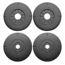 2PCS Car Windshield Wiper Arm Bottom Hole Protective Cover Silicone Dustproof Pad 15mm/10mm Hole Diameter