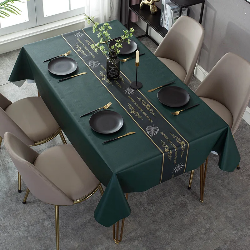 Modern Dark Series Printing Waterproof Table Tablecloth Wedding Decoration Rectangular Coffee Tables Cover Picnic Blanket 3