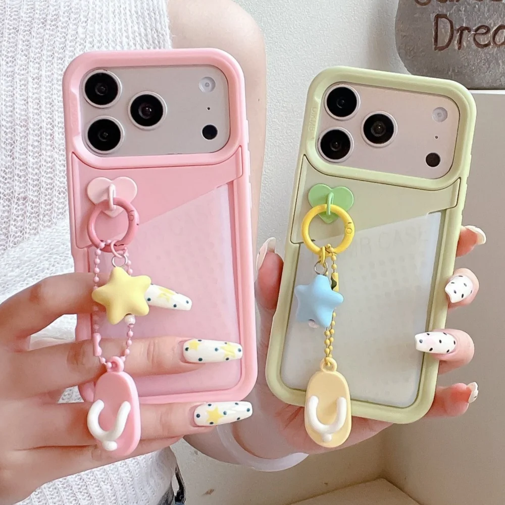 Soft Silicone Phone Case with Card Holder - Shockproof Protective Cover