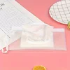 5pcs Portable Wet Wipes Hand-Held Pouch, Container for Wet Tissues Lightweight Wet Wipe Dispenser,Transparent Wet Wipe Bag 2