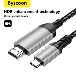 Ultra High Speed USB - C to HDMI 4K UHD Video Adapter Cable - 1M (Grey)