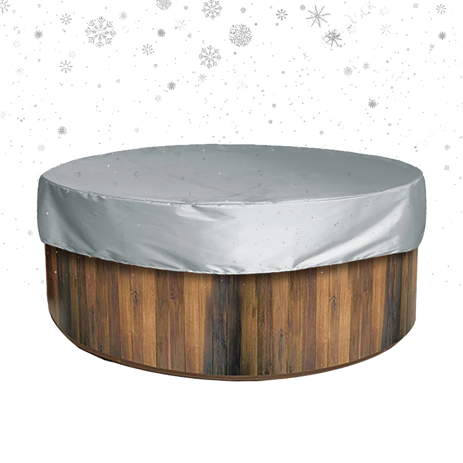 

Round Pool Cover UV Resistant Swimming Pool Cover Pool Safety Covers Outdoor Spa Protector Furniture Covers For Bathtub Salu Bub