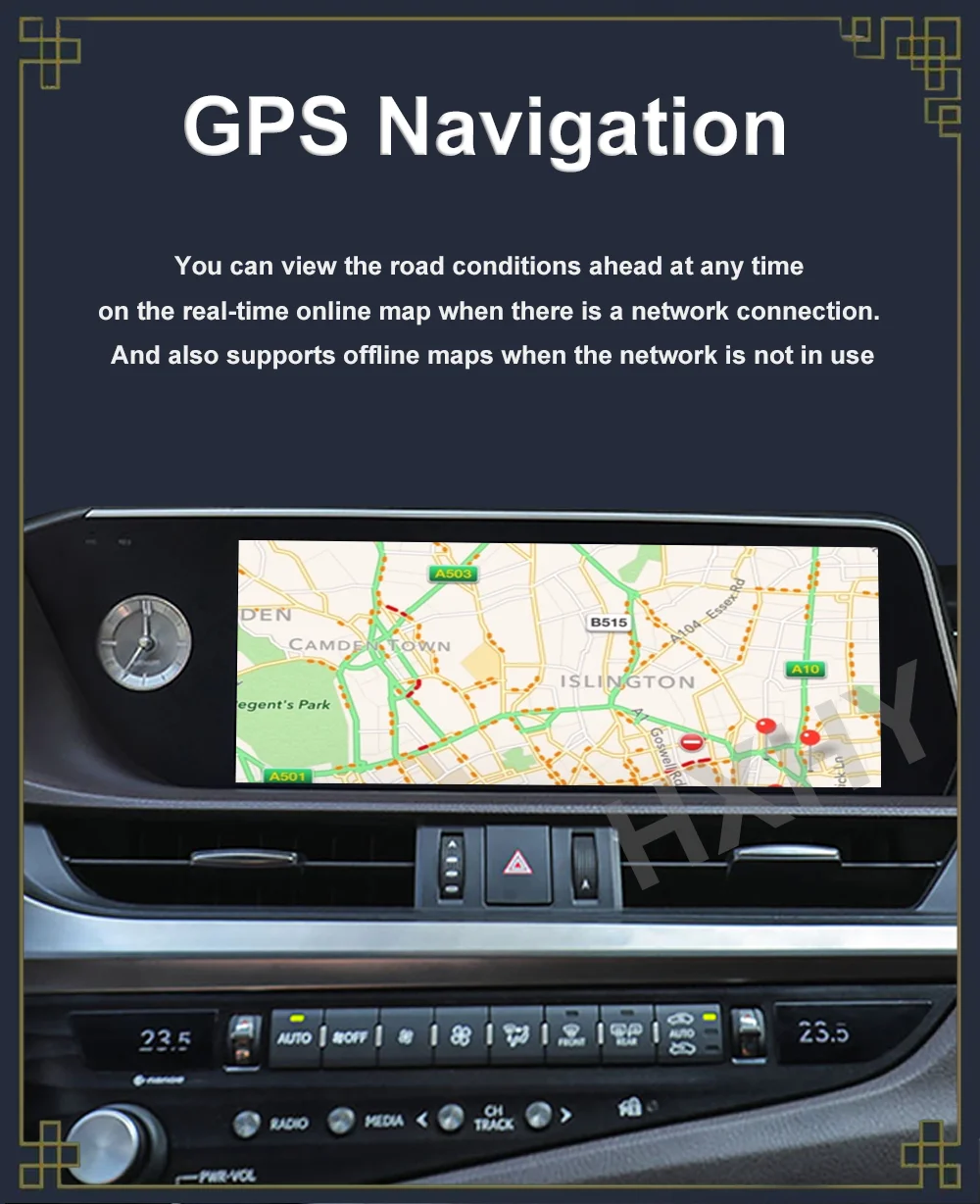 Android 13 Qualcomm 8+128G For Lexus CT CT200 CT200h 2010-2020 Auto Carplay Car