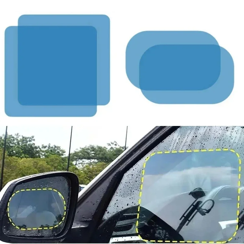 Anti Fog Car Mirror Window Films Side Rearview Mirror Protective Films Anti Water Mist Rainproof Hydrophobic Auto Stickers rearview mirror rain shield car rainproof film rearview mirror rain eyebrow rearview mirror rain guard car mirror film