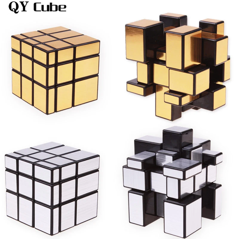 Place Games Cubo Mágico PRO Qiyi Mirror Blocks Profissional 3x3x3 Verde  Cuber Brasil