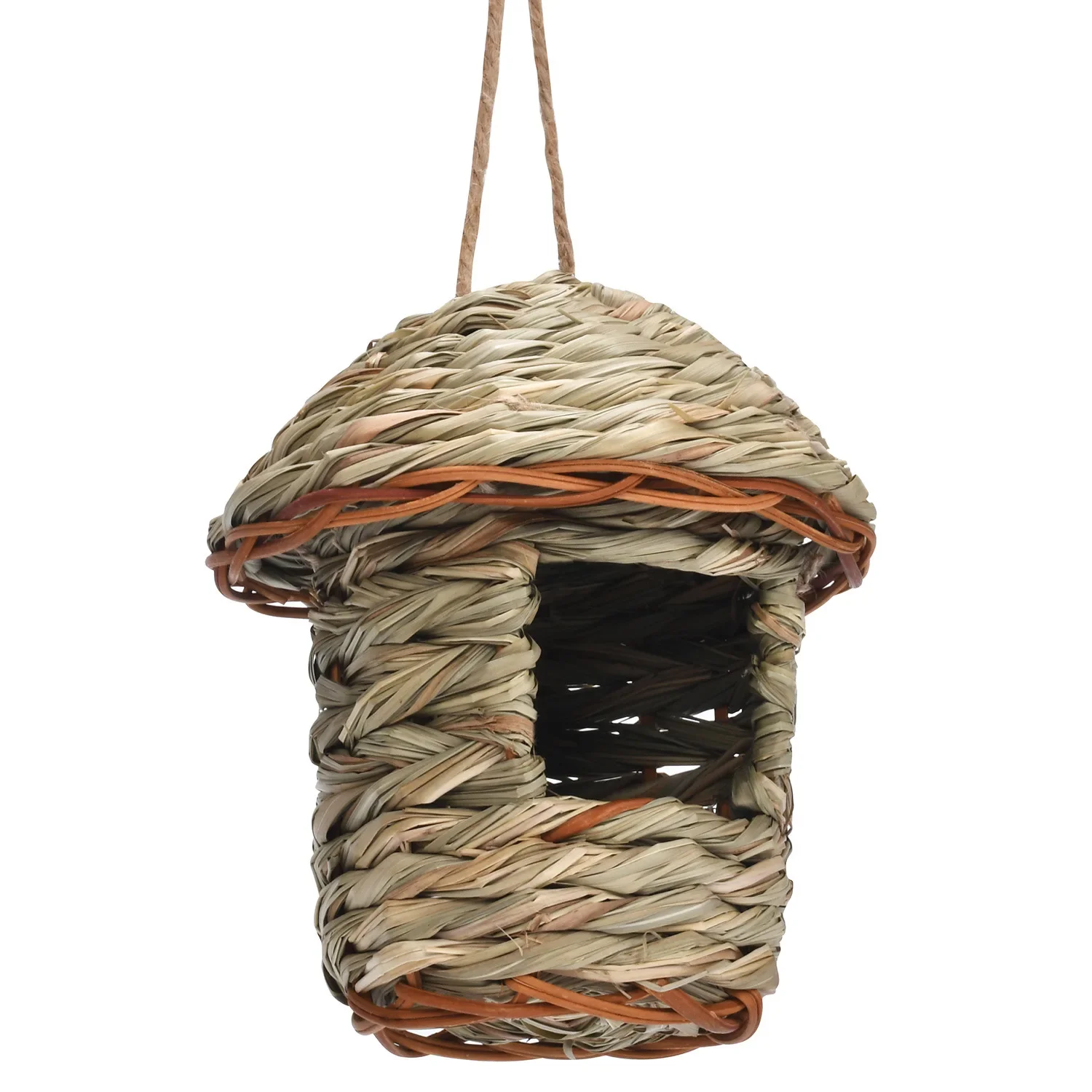 Birds Nest Bird Cage Natural Grass Egg Cage Bird House Outdoor Decorative Weaved Hanging Parrot Nest Houses Pet Bedroom bird house bird cage bird nest pet sleeping bed bird sleeping bed