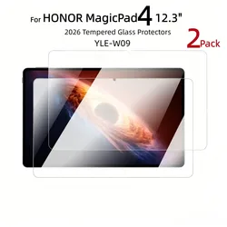 Premium 2 - Piece Tempered Glass Screen Protectors - HD Clear, Anti - Scratch Films (2026 MagicPad4)