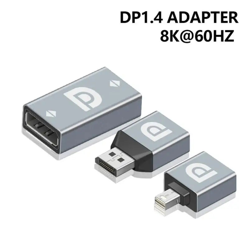 노트북 컴퓨터 모니터 프로젝터용 미니 디스플레이 포트 DP 1.4 HDTV 호환 어댑터 변환기, 암-수 8K 60Hz 4K 비디오