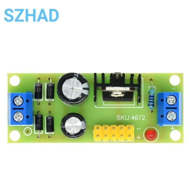 DEVMO 12-24V AC/DC To 12V DC Voltage Regulator Module - L7812, Dual Output, For DIY Power Supply Projects - View #9