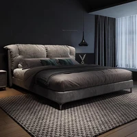 Lit de chambre principale européenne Design enfants deux personnes lit hôtel salon rangement moderne Cama Inteligente accessoires de maison 1