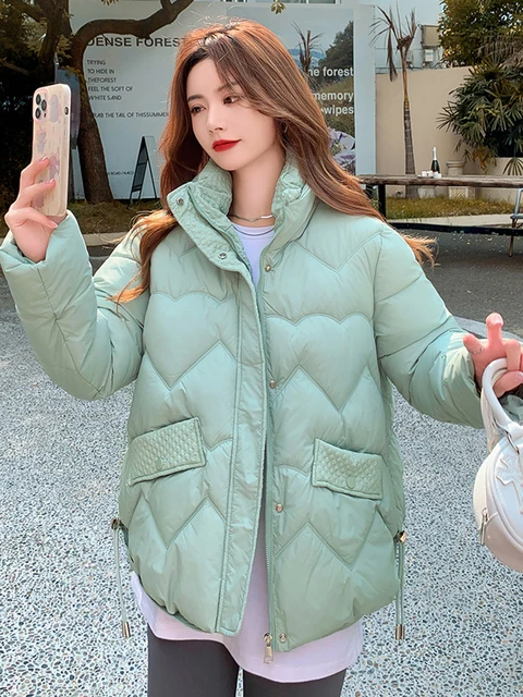 2023 Winter Parka Women Coat Thick Puffer Jacket Warm Down Cotton Padded Jacket Oversized Long Sleeve Outerwear Korean Clothes Ranked Product Recommendation