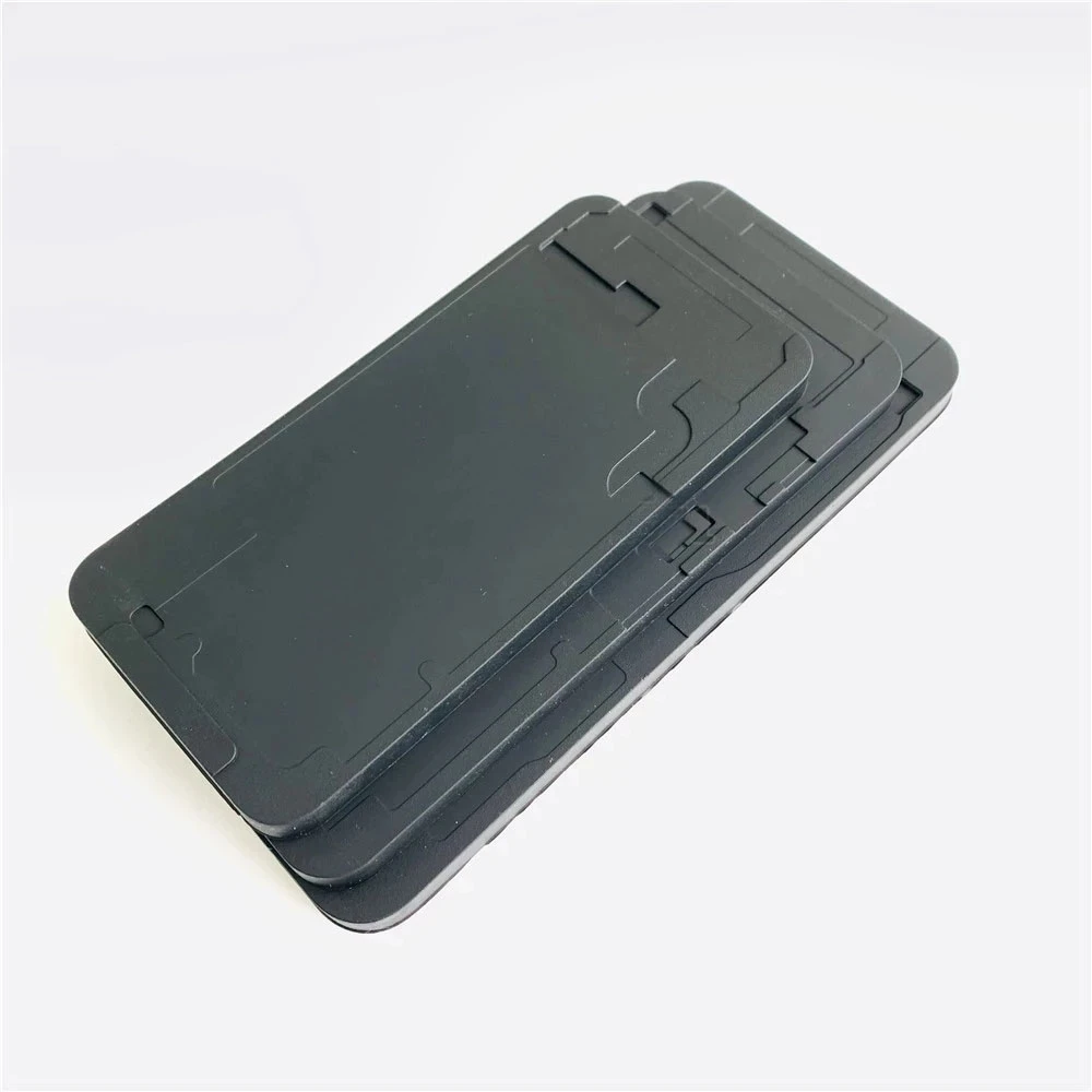 Black Rubber Pad With Flex Cable Space For iPhone 11 12 13 14 Pro Max OCA Laminating Mold Mat LCD Screen Refurbish Repair Tool