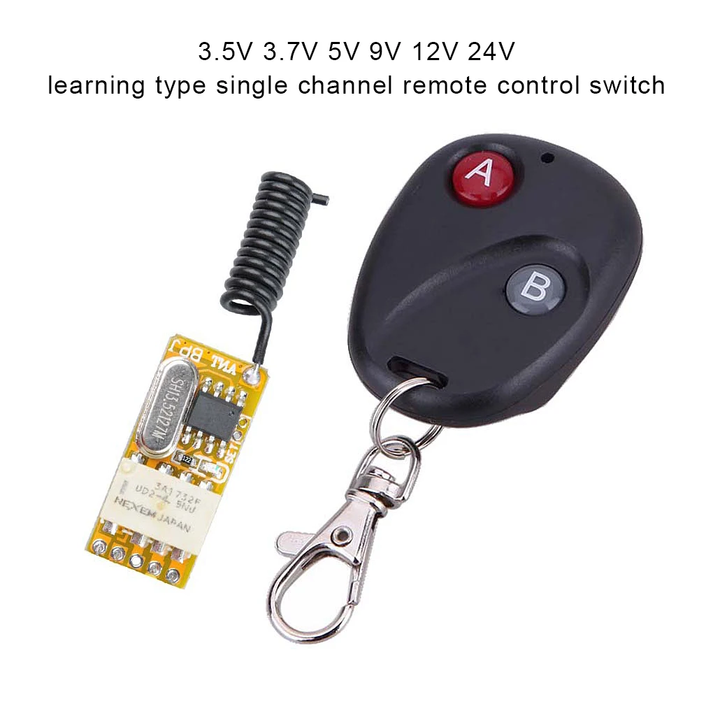 

3 5-24V Single Gang Remote Control Beeper Circuit Board Controller Switch