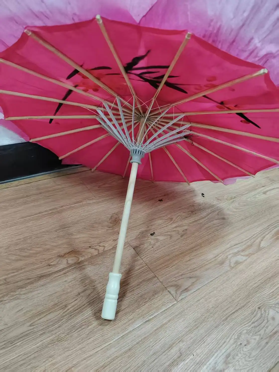 Children's performance props peony umbrella stage adults holding flowers in hand performance singing and dancing dance props flo