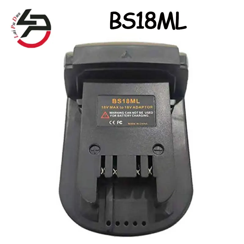 

Адаптер BS18ML для литий-ионной батареи Bosch 18 в, BAT609, BAT618, преобразуется в литиевую батарею 18 в для использования в электроинструментах Milwaukee