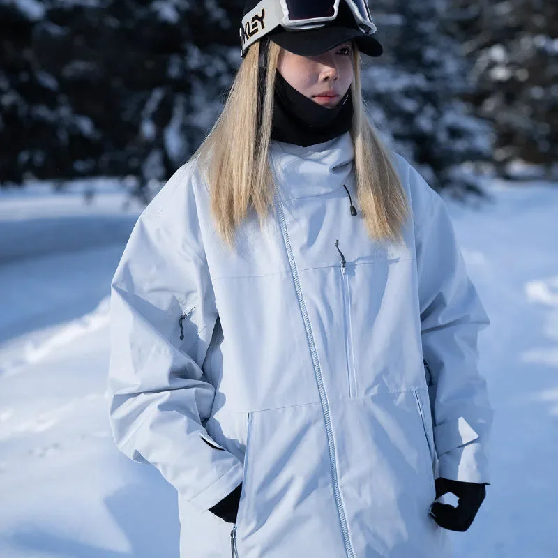 New Winter Warm Ski Jackets Snowboarding Clothes Tops for Women 3L Loose Fitting Windproof Skiing Overcoats Clothing Men