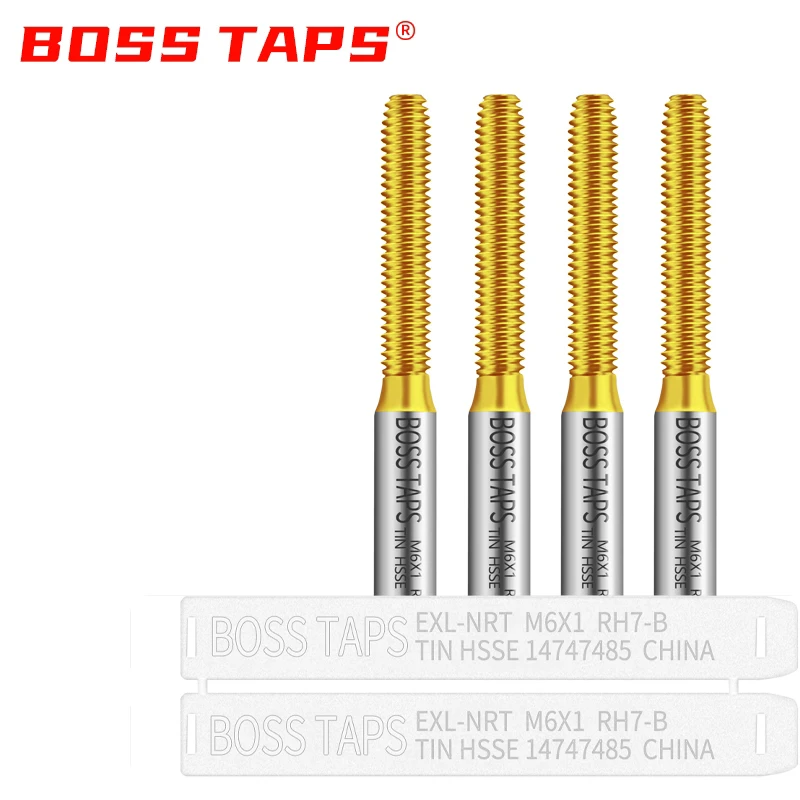 HSSE-M42 JIS Standard TIN Coating Roll Forming Tap M1 M1.2 M2 M3 M4 M5 M6 M8 M10 M12 Machine Screw F