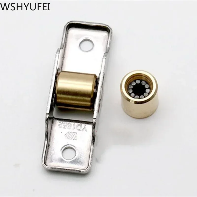 Sliding Door Rollers 10pcs/set sliding door wheels rollers Heavy Mute stainless steel window Sliding Door Bearing Rollers Furniture Hardware sliding door rollers