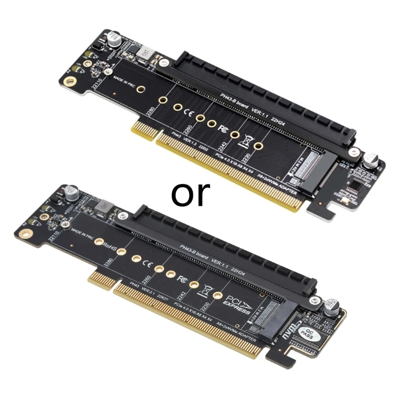 Pcie4 0 channel splitting expansion adapter pci express x16 to x8 x4 x4