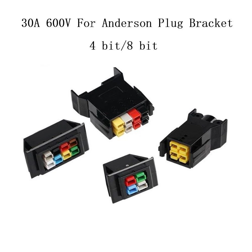 

1pc 3/45A 600V Plug Single Pole Connector Four Position Eight Position Fixing Block Electrical Equipment Supplies Terminals