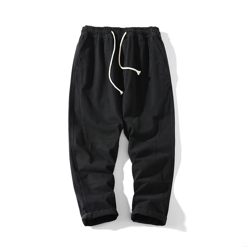 

2022 Loose Men's Trousers Jogger Harem Pants Fashion Men Oversized Casual Straight Trousers Solid Color Women Sweatpants 5XL