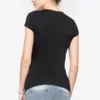 New Maternity Clothes Womens Sleeveless Crew Neck Solid Color Asymmetrical Flap Nursed Tops Casual T Shirt For Breastfeeding 2
