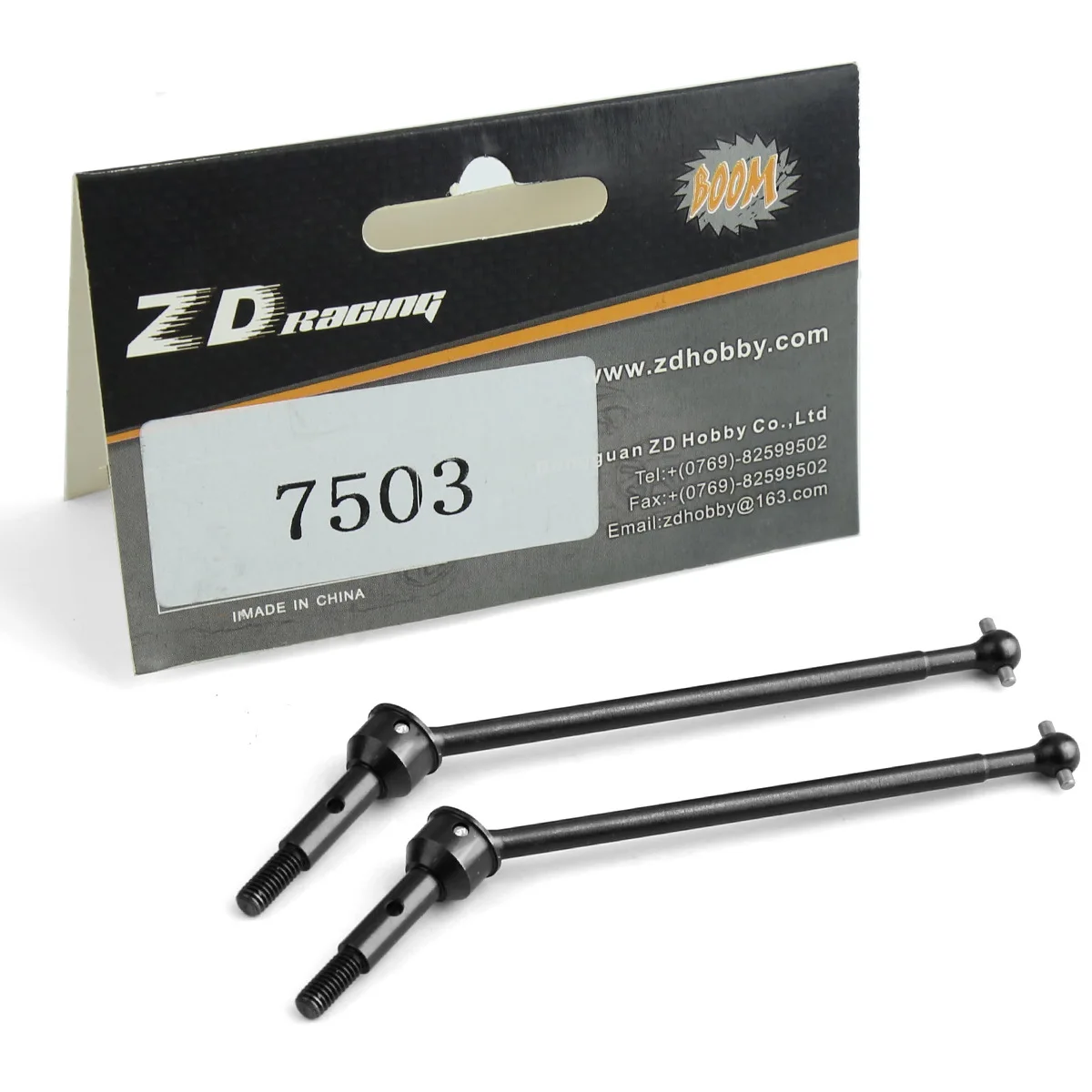 2Pcs ZD Racing Metal Front DriveShaft Dog Bone CVD 7503 For