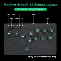 Flatbox Stickless Arcade Stick Controller For PC Pico Mini Style Hot SWAP Kailh Hitbox Fightstick For PS4/PS3/Switch - Image 4