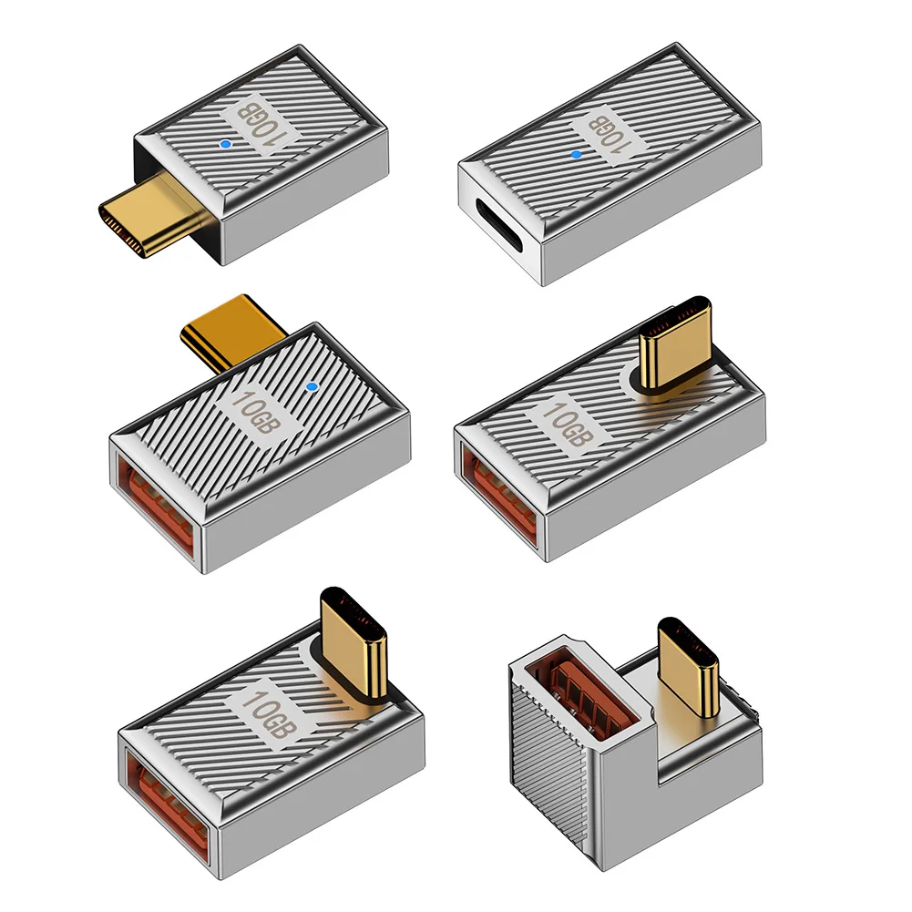 

Type-C To USB 3.1 10Gbps OTG Adapter 120W 6A Charger Converter for Mobile Phone Tablet U Disk Keyboard Card Reader