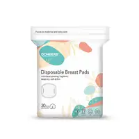 30 disposable breast pads Individually wrapped, safe and hygienic, easy to carry Keep dry, soft and thin 1
