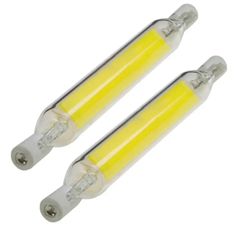 

Двухсторонняя стандартная линейная трубка R7S, лампочки R7S, 78 мм, 118 мм, высокомощные COBs, лампочка, двухсторонняя стандартная линейная трубка