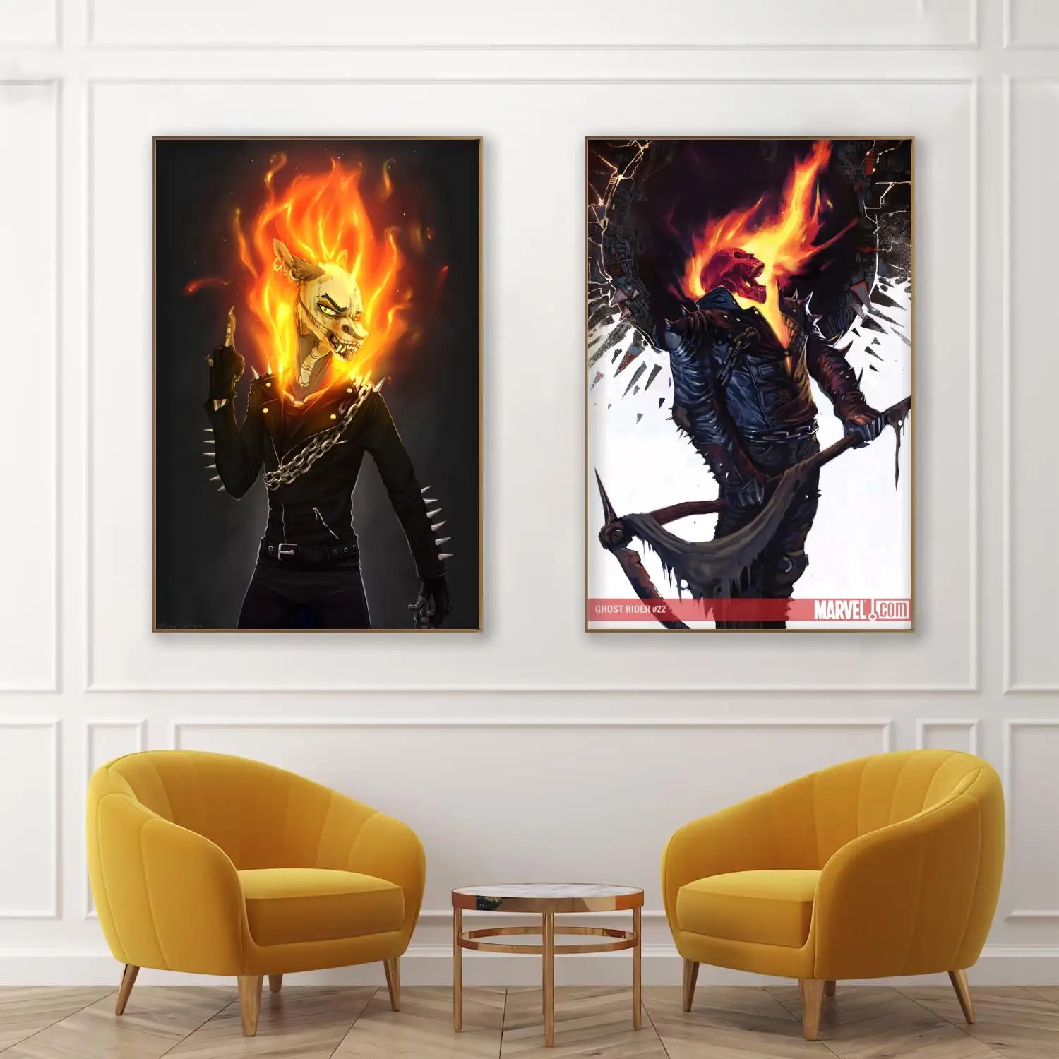 

ghost rider Movie TV show Anime Decorative Painting Canvas Poster Wall Art Living Room Posters Bedroom Painting