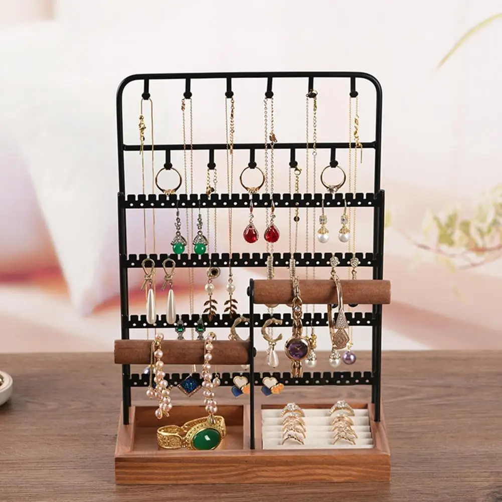 Necklace Holder Stand Jewelry Display Rack Multi-tier Jewelry Rack ...
