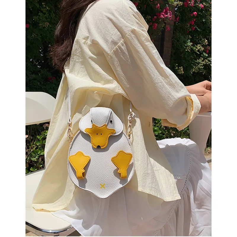 Shoulder Bag Cartoon Duck Single Fashion Handbags For Women Casual High-Quality Messenger Female Versatile Luxury Crossbody Y2k