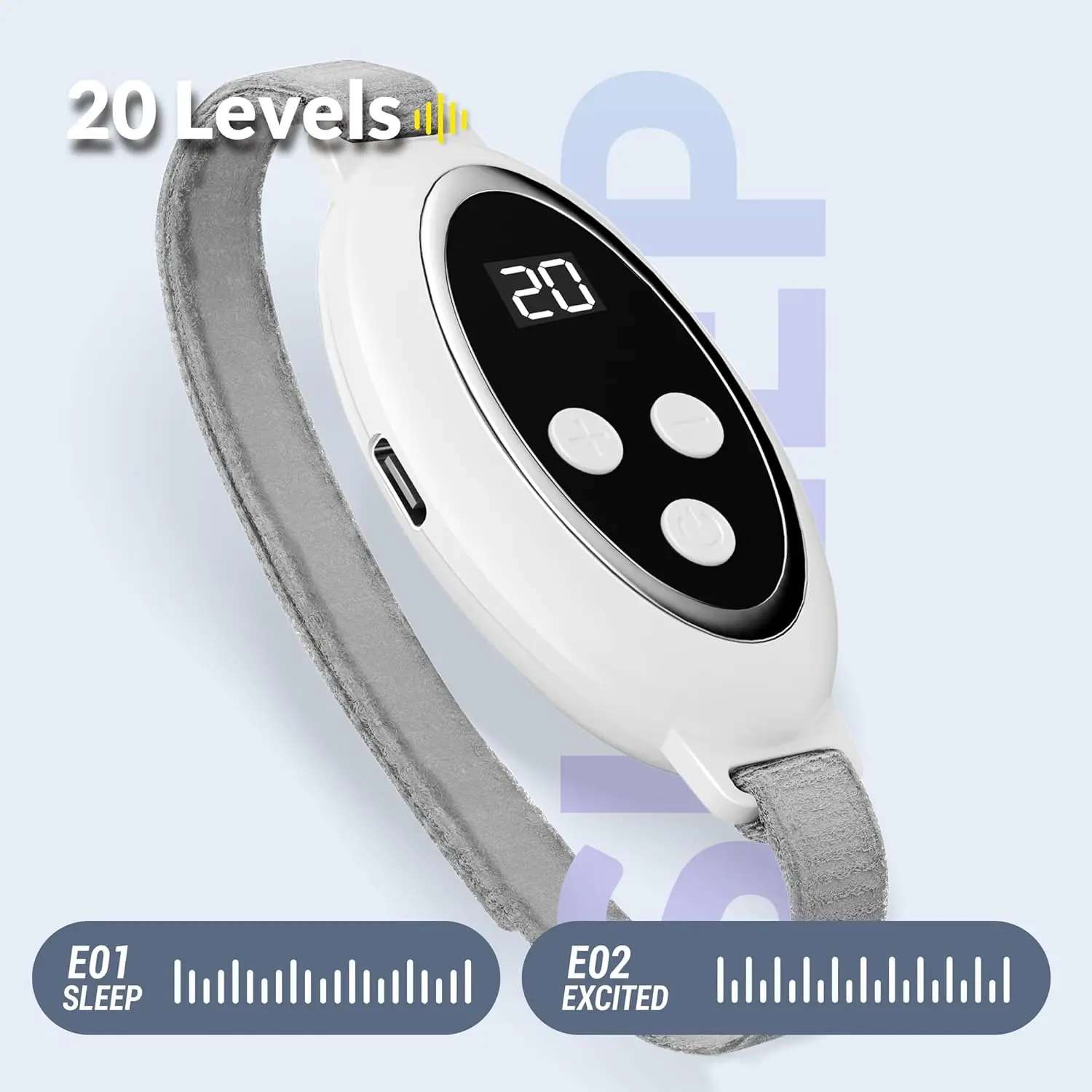 Rechargeable Palm Pulse Sleep Massager 4