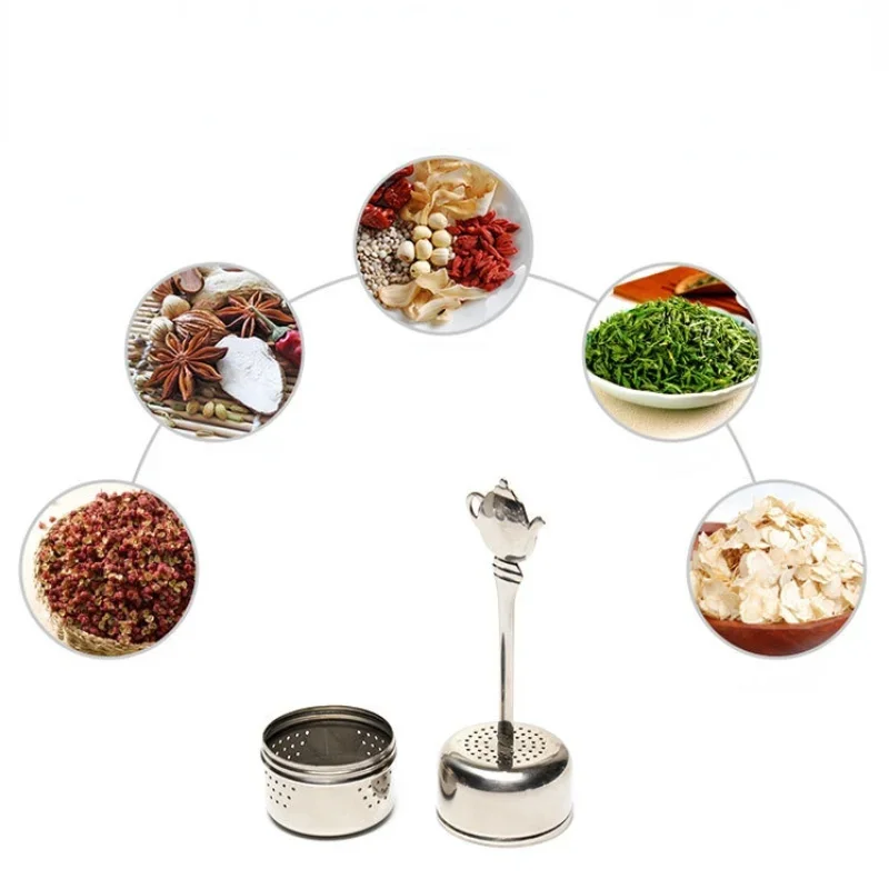Tea infuser tea strainer tea filter stainless steel teapot spice filter herbal strainer drain kitchen accessories